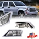 Fender Mounted Clear Marker Signal Corner Parking Lights For 08-12 Jeep Liberty