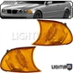 Pair LH RH Halogen Corner Lights for BMW 00-01 323Ci 328Ci 325Ci 330Ci