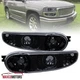 Black Smoke Bumper Lights Fits 2000-2006 GMC Sierra Yukon Denali Driving Lamps
