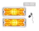 United Pacific Clear Lens LED Front Parking Light Set 1973-1980 Chevy/GMC Trucks