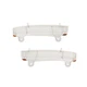 NEW PAIR OF REFLECTOR LIGHTS FITS NISSAN 350Z 2003-2005 26140-CD000 NI2556101