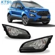 Fog Light Left+Right For Ford EcoSport 2018-2022 Front Bumper w/Lamp Cover Bezel