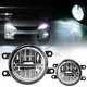 2006 Scion XA Pair of Clear Lens LED Lamp Fog Light Fit Quality Replacement T5