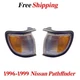 For 1996-1999 Nissan Pathfinder Marker Signal Corner Parking Light Bezel 2pc