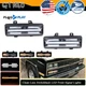 Clear White DRL Dynamic Amber Signal Lights For Chevy GMC Van Jimmy Pickup Truck