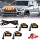 For 2020-2022 Toyota Tacoma TRD Sport Offroad Raptor Style Amber LED Grill Light