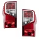 Rear Tail Lights Set Clear Red Fits 2017-2021 Nissan TITAN 2016-2021 TITAN XD