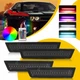 For Dodge Challenger 2008-2014 4x Dynamic RGB LED Side Marker Lights Smoked Lens