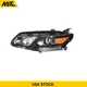 Projector Headlight Assembly Halogen Fit For 2016-2018 Chevy Malibu Amber