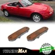 For 1990-2005 Mazda Miata MX-5 Front Wheel Fender Side Marker Lights Amber Set