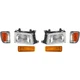Headlight Set For 1993-1998 Toyota T100 with Corner Light and Turn Signal Light