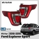 For 2016-2019 Ford Explorer Sport Full LED Tail Light W/ LED DRL Left+Right Pair