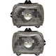 For Toyota 4Runner Headlight 1987-1995 Driver Passenger Halogen w/Sealed Beam