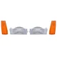 Bumper Turn Signal Lights & Side Marker For Jeep Cherokee 84-96 Wagoneer 84-85
