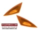 Porsche 986 Boxster Headlight Corner Amber Light Lens Kit GENUINE