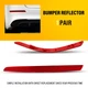 OE-Spec Rear Bumper Reflector Lens Replacements LH RH For Kia 2014-2015 Optima