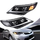 VLAND LED DRL Projector Headlights Assembly For Toyota Camry 2012 2013 2014 Pair