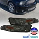 For 2005-2009 Ford Mustang Smoke Bumper Lights Signal Parking Lamps Left+Right