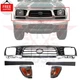 New Front Grille Assembly Fillers Corner Lights For 1995-1997 Toyota Tacoma 4WD