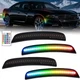 4PCS RGB LED Side Marker Lights Front Rear Lamps Set For Dodge Charger 2015-2023