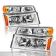 Fit For 04-12 GMC Canyon/Chevy Colorado Amber Bumper Lights Headlights Assembly Fit For 04-12 GMC Canyon/Chevy Colorado Amber Bumper Lights Headlights Assembly