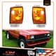 For 1984-1986 Toyota Pickup & 4Runner Amber Lens Front Side Marker Corner Lights