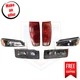 Headlights, Tail Lights Kit 6pc halogen for 02-05 Chevrolet Avalanche 1500 Base