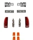 Headlights For Chevy Truck 1990-1993 Signals Reflectors Tail Lights Boards