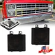2X Smoked Front Turn Signal Side Corner Marker Lights For Chevy GMC Pickup Truck