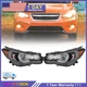 Headlight Pair w/Bulbs For Subaru XV Crosstrek 2013-2016 Impreza 2012-2015 L+R 