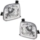 Halogen Headlight Set For 2000-04 Toyota Tundra LH and RH Regular Cab Access Cab