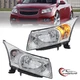 Pair Chrome Housing Headlights Assy For 2011-2015 Chevy Cruze Sedan 4-Door Pair Chrome Housing Headlights Assy For 2011-2015 Chevy Cruze Sedan 4-Door