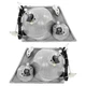 PAIR OF HEADLIGHTS FITS FORD EXPLORER NBX 4.6L 2004 BY 1L2Z13008AA 1L2Z13008AB