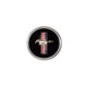 C7ZZ-65044A90-M Scott Drake Horn Button and Dash Panel Emblem with Tri-Bar Logo