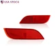 Rear Side Bumper Reflector Pair Light For Subaru Crosstrek Impreza WRX XV 08-17