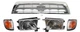 Grille Assembly Chrome Shell + Headlights + Corner Lights For 1996-1998 4Runner