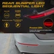 LED Rear Bumper Brake Tail Lights w/Sequential Turn Signal for Honda Accord 10th