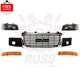 New Front Grille And Headlight Kit 5PC Fits 2003-2025 GMC Savana 1500 2500 3500