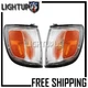 Left Right Pair Corner Side Marker Signal Lights for 1996-1997 TOYOTA 4RUNNER