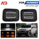 For 03-09 Hummer H2 SUV SUT Clear Front Corner DRL Turn Signal Lights Set of 2