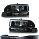 Black Smoke LED DRL Headlights Bumper Lamps Fit For 1998-2005 Chevy Blazer S10