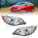 For 2012 2013 2014 Toyota Camry Halogen Projector Headlights Assembly Left&Right