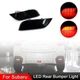 LED Smoke Rear Bumper Reflector Stop Brake Lights For 13-15 Subaru Xv Crosstrek