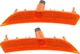 CAPA For 2015-2017 Chrysler200 Marker Front Amber Plastic SET PAIR
