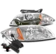 FOR 00 01 02 CHEVY CAVALIER HEADLIGHTS HEADLAMPS LAMP W/CORNER+50W 6K HID CHROME FOR 00 01 02 CHEVY CAVALIER HEADLIGHTS HEADLAMPS LAMP W/CORNER+50W 6K HID CHROME