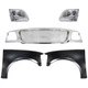 Grille For 01-03 Ford F-150 Kit with L R Fenders and Headlamps Chrome Honeycomb