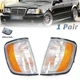 2X Corner Light Turn Signal Lamp For Mercedes Benz E Class W124 E200 1985-1996
