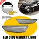 For 03-07 Infiniti G35 Coupe White Bumper LED Side Front Marker Light Clear Lens