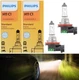 Philips Standard H11 55W Two Bulbs Headlight High Beam Replacement Stock Lamp OE