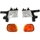 Corner Headlight Kit Halogen For 98-03 Dodge Ram 1500 2500 3500 Van B1500 B2500